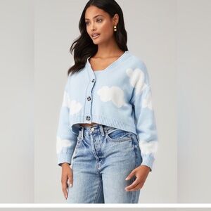 Callahan Cloud Cardigan Set  ($172)  - size medium! lots of stretch, Like NEW